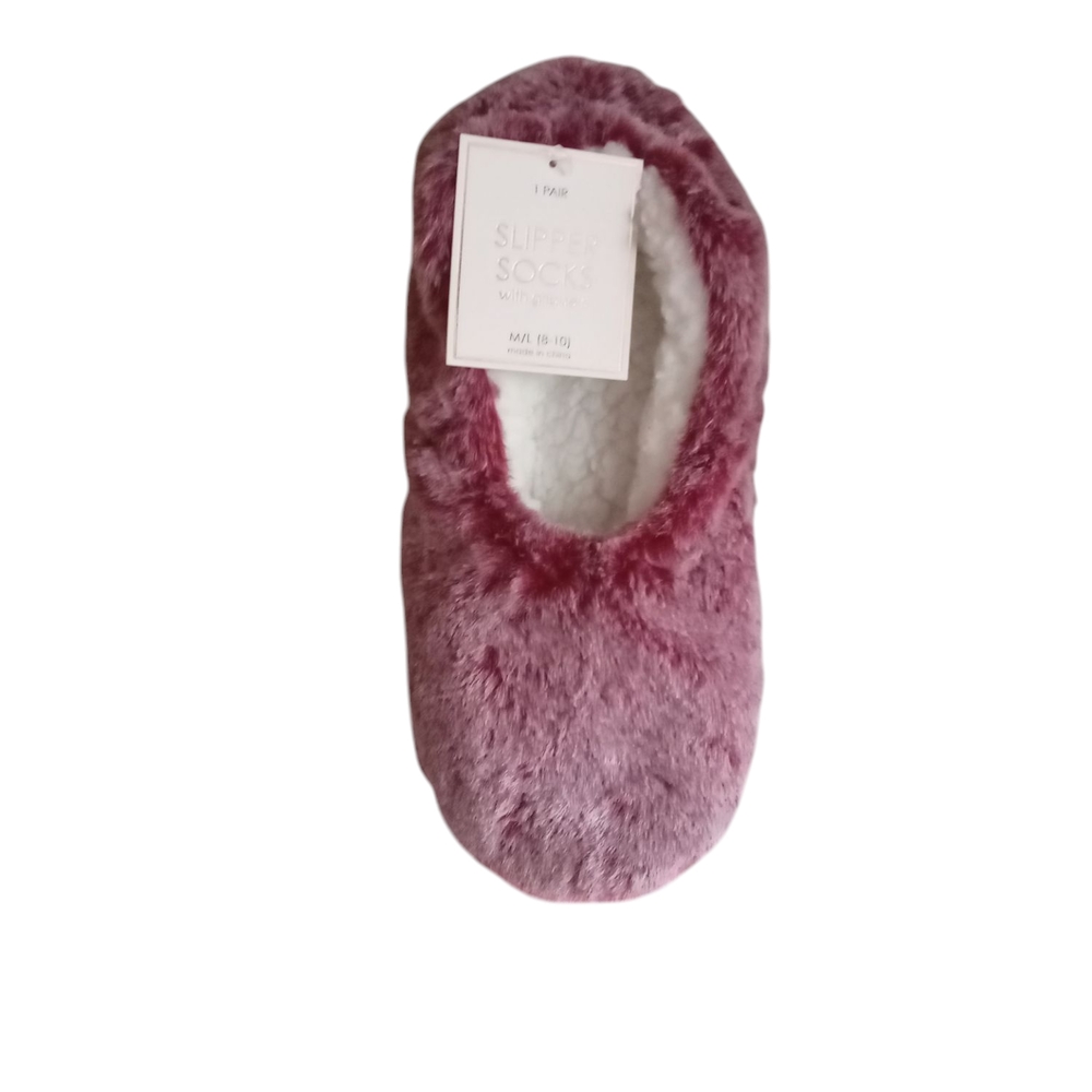 Cozy Pink Slipper Socks
